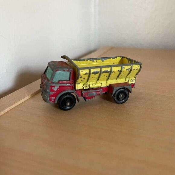 Vintage 60s Matchbox Lesney No. 70 Red Grit Spreading Truck Diecast Dump - Picture 1 of 10